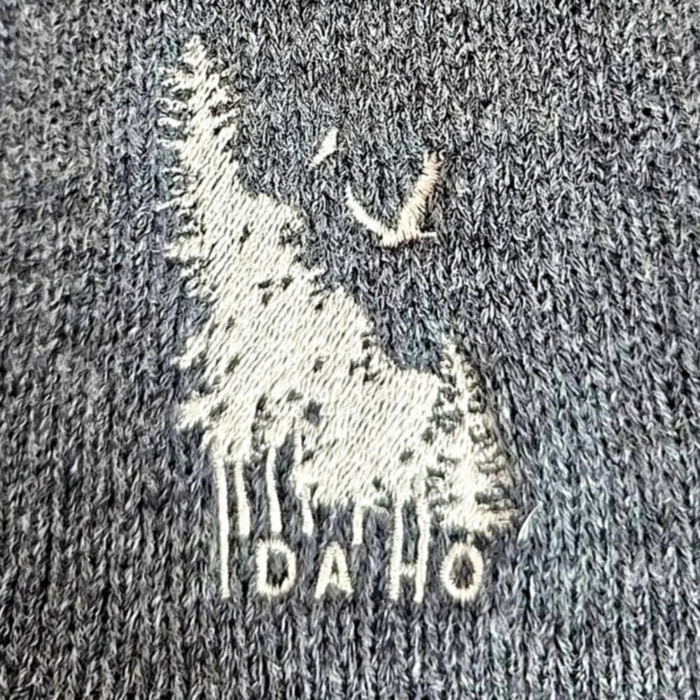 Embroidered Idaho Beanie Hat Indie Skater Holiday Winter Grunge School Camping
